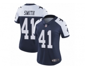 Women's Nike Dallas Cowboys #41 Keith Smith Vapor Untouchable Limited Navy Blue Throwback Alternate NFL Jersey