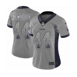 Women's Nike Dallas Cowboys #44 Robert Newhouse Limited Gray Rush Drift Fashion NFL Jersey