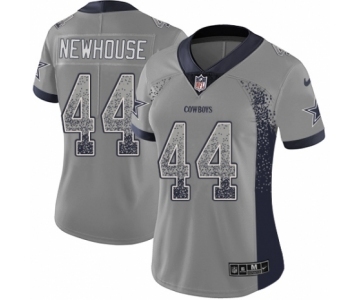 Women's Nike Dallas Cowboys #44 Robert Newhouse Limited Gray Rush Drift Fashion NFL Jersey