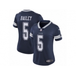 Women's Nike Dallas Cowboys #5 Dan Bailey Vapor Untouchable Limited Navy Blue Team Color NFL Jersey