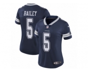 Women's Nike Dallas Cowboys #5 Dan Bailey Vapor Untouchable Limited Navy Blue Team Color NFL Jersey