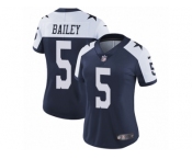 Women's Nike Dallas Cowboys #5 Dan Bailey Vapor Untouchable Limited Navy Blue Throwback Alternate NFL Jersey