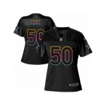 Women's Nike Dallas Cowboys #50 Sean Lee Game Black Fashion NFL Jersey