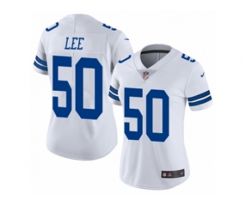 Women's Nike Dallas Cowboys #50 Sean Lee Vapor Untouchable Limited White NFL Jersey