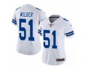 Women's Nike Dallas Cowboys #51 Kyle Wilber Vapor Untouchable Limited White NFL Jersey