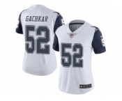 Women's Nike Dallas Cowboys #52 Andrew Gachkar Limited White Rush NFL Jersey