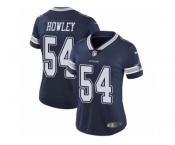 Women's Nike Dallas Cowboys #54 Chuck Howley Vapor Untouchable Limited Navy Blue Team Color NFL Jersey