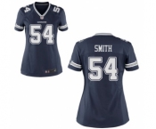 Women's Nike Dallas Cowboys #54 Jaylon Smith Navy Blue Team Color NFL Jersey