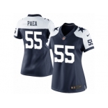 Women's Nike Dallas Cowboys #55 Stephen Paea Navy Blue Throwback Alternate NFL Jersey