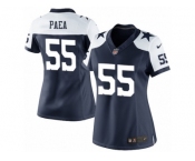 Women's Nike Dallas Cowboys #55 Stephen Paea Navy Blue Throwback Alternate NFL Jersey