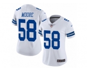 Women's Nike Dallas Cowboys #58 Damontre Moore Vapor Untouchable Limited White NFL Jersey