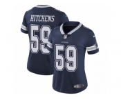 Women's Nike Dallas Cowboys #59 Anthony Hitchens Vapor Untouchable Limited Navy Blue Team Color NFL Jersey