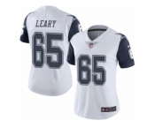 Women's Nike Dallas Cowboys #65 Ronald Leary Limited White Rush NFL Jersey