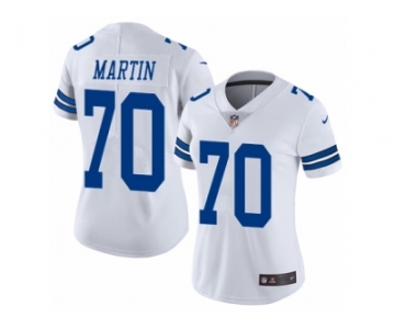 Women's Nike Dallas Cowboys #70 Zack Martin Vapor Untouchable Limited White NFL Jersey