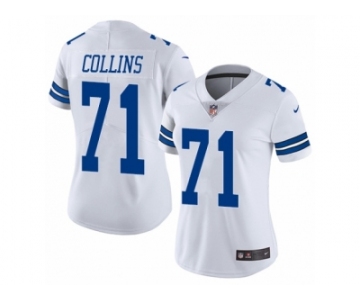 Women's Nike Dallas Cowboys #71 La'el Collins Vapor Untouchable Limited White NFL Jersey