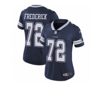 Women's Nike Dallas Cowboys #72 Travis Frederick Vapor Untouchable Limited Navy Blue Team Color NFL Jersey