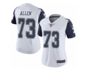 Women's Nike Dallas Cowboys #73 Larry Allen Limited White Rush NFL Jersey