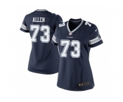 Women's Nike Dallas Cowboys #73 Larry Allen Navy Blue Stitched NFL Elite jersey