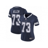 Women's Nike Dallas Cowboys #73 Larry Allen Vapor Untouchable Limited Navy Blue Team Color NFL Jersey