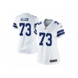 Women's Nike Dallas Cowboys #73 Larry Allen White Stitched NFL Elite jersey