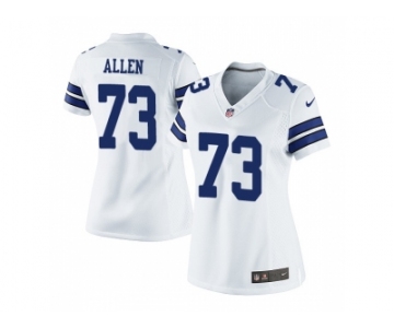 Women's Nike Dallas Cowboys #73 Larry Allen White Stitched NFL Elite jersey