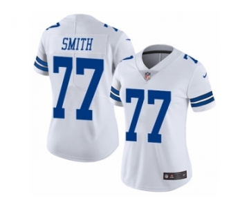 Women's Nike Dallas Cowboys #77 Tyron Smith Vapor Untouchable Limited White NFL Jersey