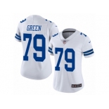 Women's Nike Dallas Cowboys #79 Chaz Green Vapor Untouchable Limited White NFL Jersey