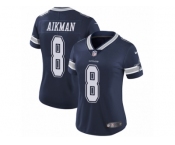 Women's Nike Dallas Cowboys #8 Troy Aikman Vapor Untouchable Limited Navy Blue Team Color NFL Jersey