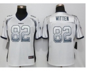 Women's Nike Dallas Cowboys #82 Jason Witten Drift Fashion White Jerseys