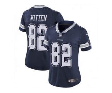 Women's Nike Dallas Cowboys #82 Jason Witten Vapor Untouchable Limited Navy Blue Team Color NFL Jersey