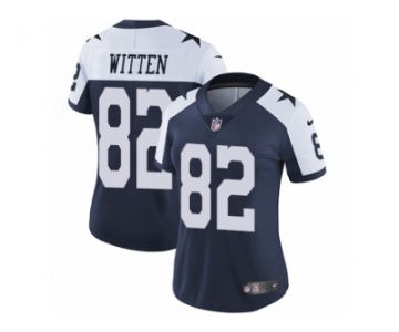 Women's Nike Dallas Cowboys #82 Jason Witten Vapor Untouchable Limited Navy Blue Throwback Alternate NFL Jersey