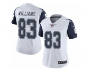 Women's Nike Dallas Cowboys #83 Terrance Williams Limited White Rush NFL Jersey