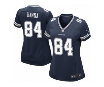 Women's Nike Dallas Cowboys #84 James Hanna Game Navy Blue Team Color NFL Jersey