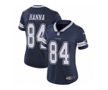 Women's Nike Dallas Cowboys #84 James Hanna Vapor Untouchable Limited Navy Blue Team Color NFL Jersey