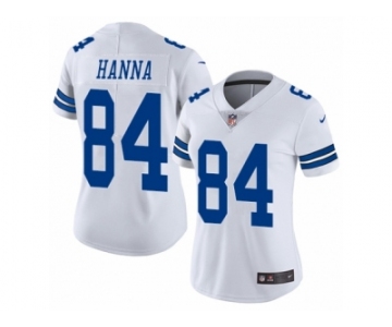 Women's Nike Dallas Cowboys #84 James Hanna Vapor Untouchable Limited White NFL Jersey