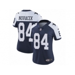 Women's Nike Dallas Cowboys #84 Jay Novacek Vapor Untouchable Limited Navy Blue Throwback Alternate NFL Jersey