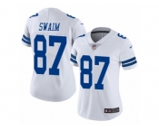 Women's Nike Dallas Cowboys #87 Geoff Swaim Vapor Untouchable Limited White NFL Jersey