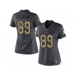 Women's Nike Dallas Cowboys #89 Gavin Escobar Limited Black 2016 Salute to Service NFL Jersey