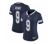 Women's Nike Dallas Cowboys #9 Tony Romo Vapor Untouchable Limited Navy Blue Team Color NFL Jersey