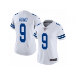 Women's Nike Dallas Cowboys #9 Tony Romo Vapor Untouchable Limited White NFL Jersey