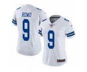 Women's Nike Dallas Cowboys #9 Tony Romo Vapor Untouchable Limited White NFL Jersey