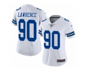 Women's Nike Dallas Cowboys #90 Demarcus Lawrence Vapor Untouchable Limited White NFL Jersey