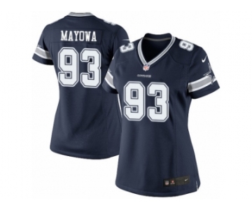 Women's Nike Dallas Cowboys #93 Benson Mayowa Limited Navy Blue Team Color NFL Jersey