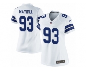 Women's Nike Dallas Cowboys #93 Benson Mayowa Limited White NFL Jersey