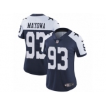 Women's Nike Dallas Cowboys #93 Benson Mayowa Vapor Untouchable Limited Navy Blue Throwback Alternate NFL Jersey