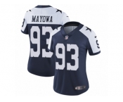 Women's Nike Dallas Cowboys #93 Benson Mayowa Vapor Untouchable Limited Navy Blue Throwback Alternate NFL Jersey