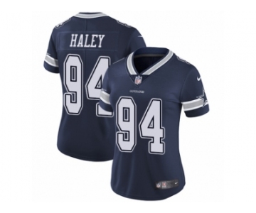 Women's Nike Dallas Cowboys #94 Charles Haley Vapor Untouchable Limited Navy Blue Team Color NFL Jersey