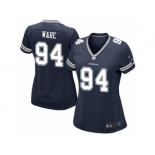 Women's Nike Dallas Cowboys #94 DeMarcus Ware Game Navy Blue Team Color NFL Jersey