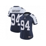 Women's Nike Dallas Cowboys #94 Randy Gregory Vapor Untouchable Limited Navy Blue Throwback Alternate NFL Jersey