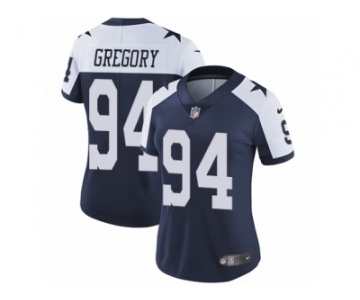 Women's Nike Dallas Cowboys #94 Randy Gregory Vapor Untouchable Limited Navy Blue Throwback Alternate NFL Jersey